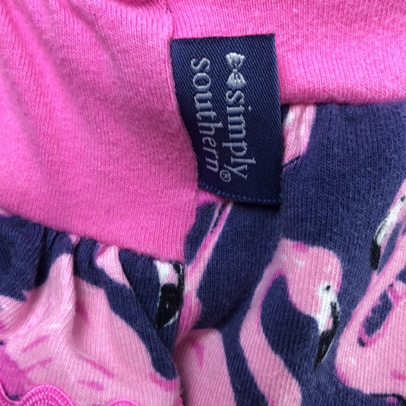 Simply Southern Ruffled onesie with “C” monogram. - Picture 5 of 8